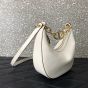 Valentino VLOGO MOON MINI HOBO BAG IN NAPPA LEATHER WITH CHAIN