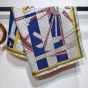 Hermès La Berline Bayadere scarf 45