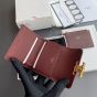 Celine COMPACT WALLET WITH COIN TRIOMPHE IN SHINY CALFSKIN