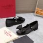 VALENTINO GARAVANI BOWJANE MARY-JANE BALLERINA IN CREPE FABRIC