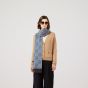 Gucci GG jacquard knit scarf with tassels