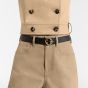 LV Flowergram Round 30mm Reversible Belt