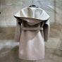 LV Reversible Signature Hooded Wrap Coat 