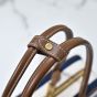 MIU MIU Beau canvas and leather bag