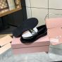MIU MIU Leather penny loafers