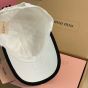 Miu Miu Drill baseball cap