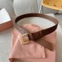 MIU MIU Nappa leather belt