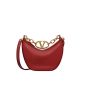 Valentino VLOGO MOON MINI HOBO BAG IN NAPPA LEATHER WITH CHAIN