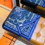Hermès Eperon d'Or bandana 55