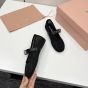 MIU MIU Mesh fabric ballerinas
