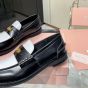 MIU MIU Leather penny loafers