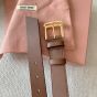 MIU MIU Nappa leather belt