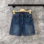 MIU MIU Washed denim Bermudas
