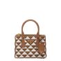 Prada Symbole embroidered fabric mini bag