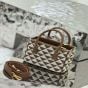 Prada Symbole embroidered fabric mini bag