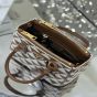Prada Symbole embroidered fabric mini bag