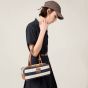 MIU MIU Beau canvas and leather bag