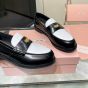 MIU MIU Leather penny loafers
