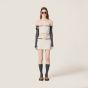 MIU MIU Cotton knit miniskirt
