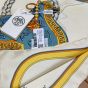 Hermès Grand Apparat forever scarf 90