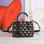 Prada Symbole embroidered fabric mini bag