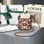 LOEWE Anagram cut-out pocket in classic calfskin and canvas