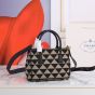 Prada Symbole embroidered fabric mini bag