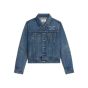 Celine Trucker jacket in dark union wash denim