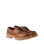 Prada Laced leather loafers
