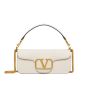 VALENTINO GARAVANI LOCÒ CALFSKIN SHOULDER BAG