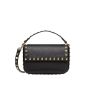 Valentino ROCKSTUD GRAINY CALFSKIN POUCH