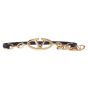 Valentino VLOGO SIGNATURE SHINY CALFSKIN BELT WITH CHAIN