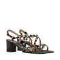 Valentino ROCKSTUD CALFSKIN SANDAL WITH STRAPS