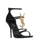 YSL Cassandra sandals in patent leather