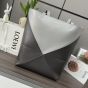 LOEWE XL Puzzle Fold Tote in shiny calfskin
