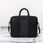 Gucci Medium GG briefcase with tag