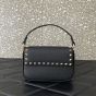 Valentino ROCKSTUD GRAINY CALFSKIN POUCH