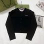 Gucci Wool jacquard cardigan with intarsia