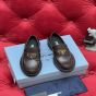 Prada Chocolate leather loafers