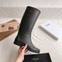 HIGH CELINE RAIN BOOTS in Natural Rubber
