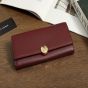 LOEWE Pebble continental wallet in shiny nappa calfskin