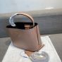 Medium Saffiano Leather Prada Panier Bag