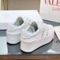 Valentino FLATFORM ROCKSTUD UNTITLED SNEAKER IN CALFSKIN