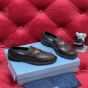 Prada Chocolate leather loafers