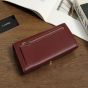LOEWE Pebble continental wallet in shiny nappa calfskin