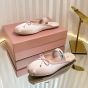 MIU MIU Satin ballerina mules