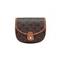 Celine MINI BESACE IN TRIOMPHE CANVAS AND CALFSKIN