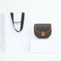 Celine MINI BESACE IN TRIOMPHE CANVAS AND CALFSKIN