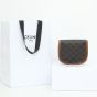 Celine MINI BESACE IN TRIOMPHE CANVAS AND CALFSKIN