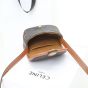Celine MINI BESACE IN TRIOMPHE CANVAS AND CALFSKIN